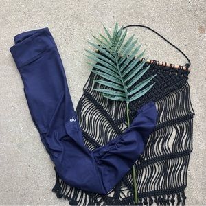 Alo Yoga Navy Idol Leggings Size XS